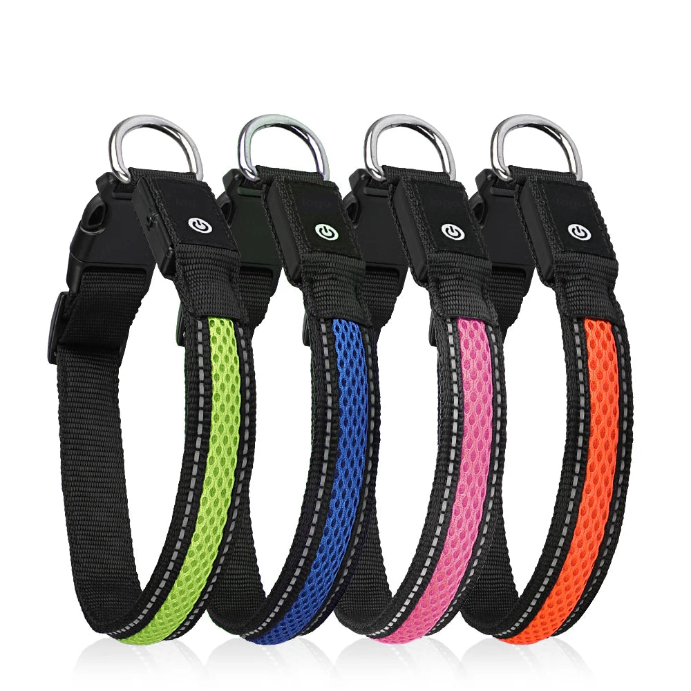 LED Safety Waterproof Dog Collar