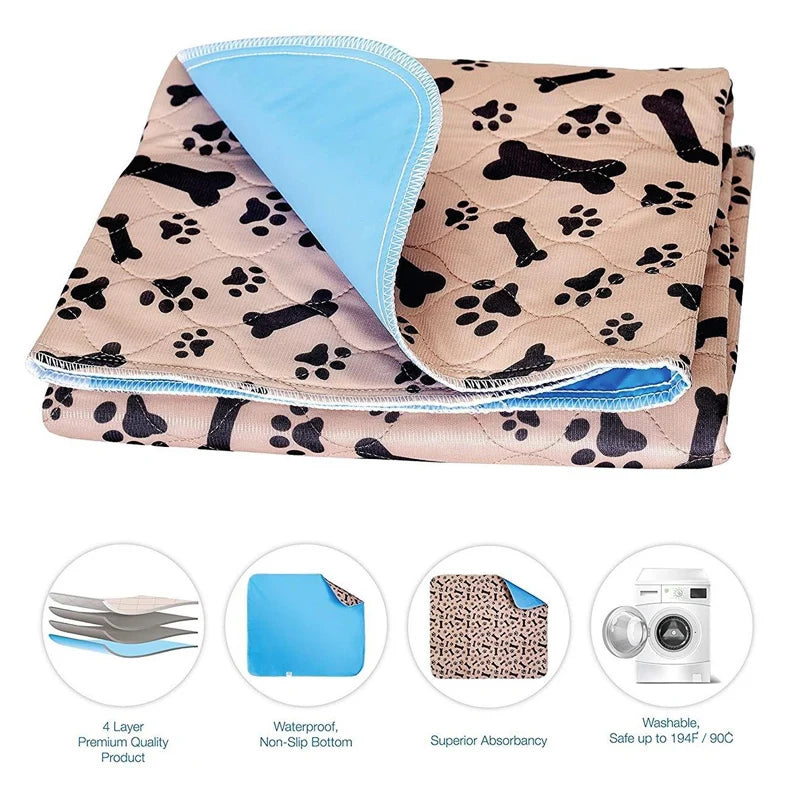 Washable Reusable Pee Pads for Large Dogs