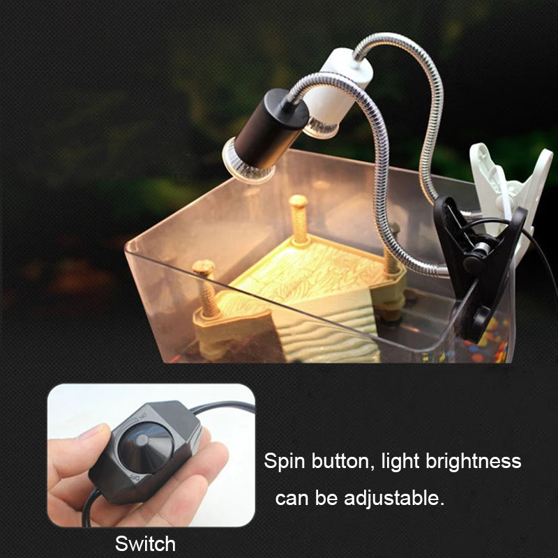 Reptile Lamp Clip-on Bulb Holder