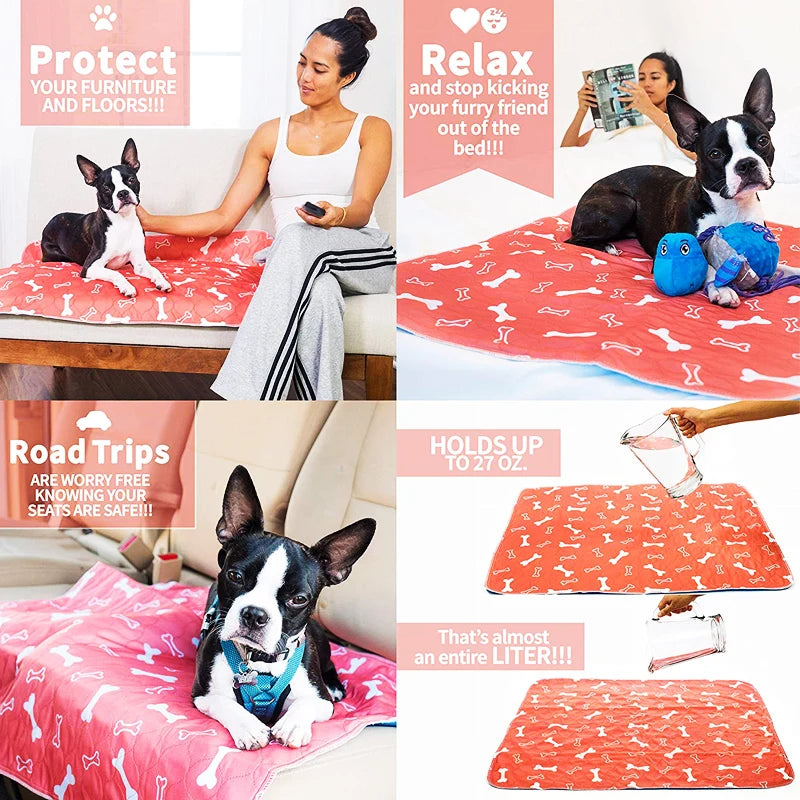 Washable Reusable Pee Pads for Large Dogs