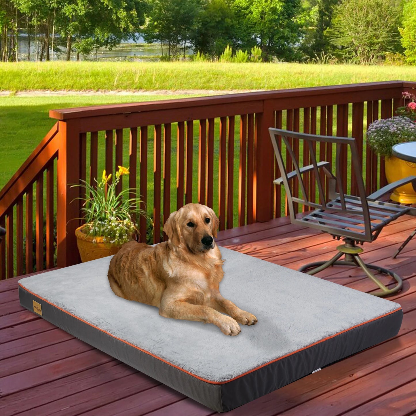 Large Waterproof Orthopedic washable Dog Bed