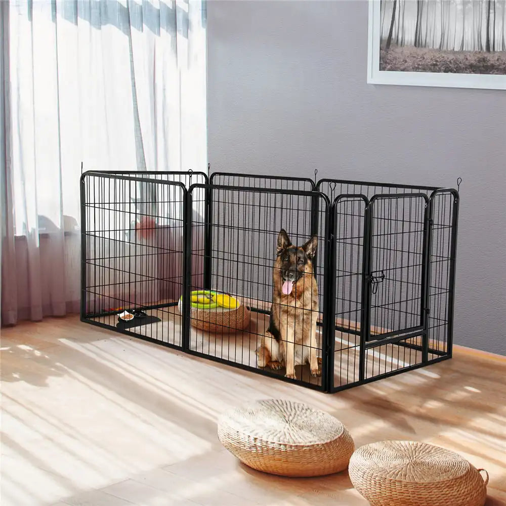 Modern  Heavy Duty Iron Dog Playpen