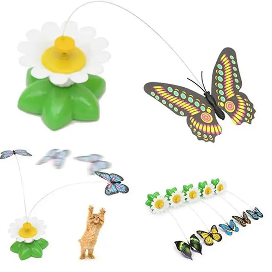 Electric Flying Automatic  Butterfly Cat Toy