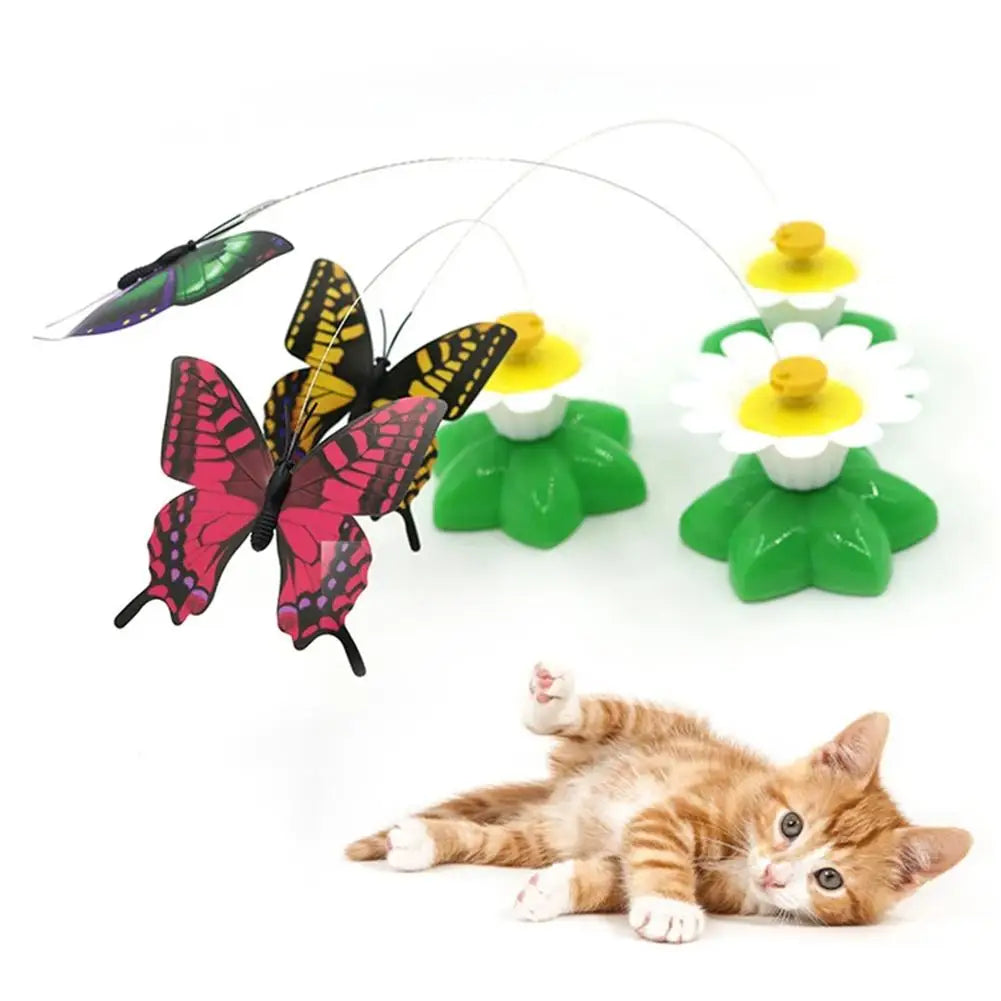 Electric Flying Automatic  Butterfly Cat Toy