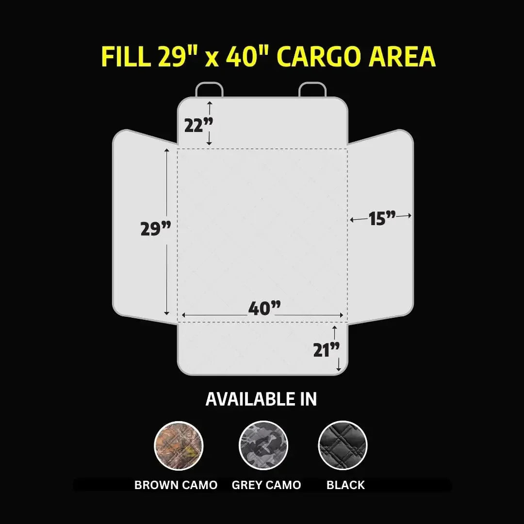 SUV Cargo Liner, Double Stitched & Extra Padded, Water Repellant,