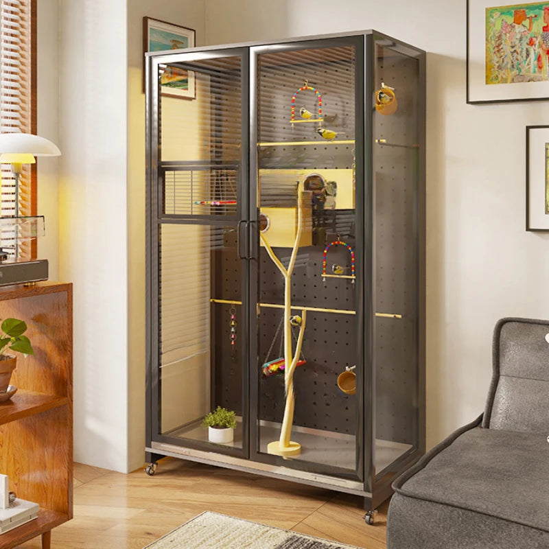 Large Indoor Bird Cage with Accessories