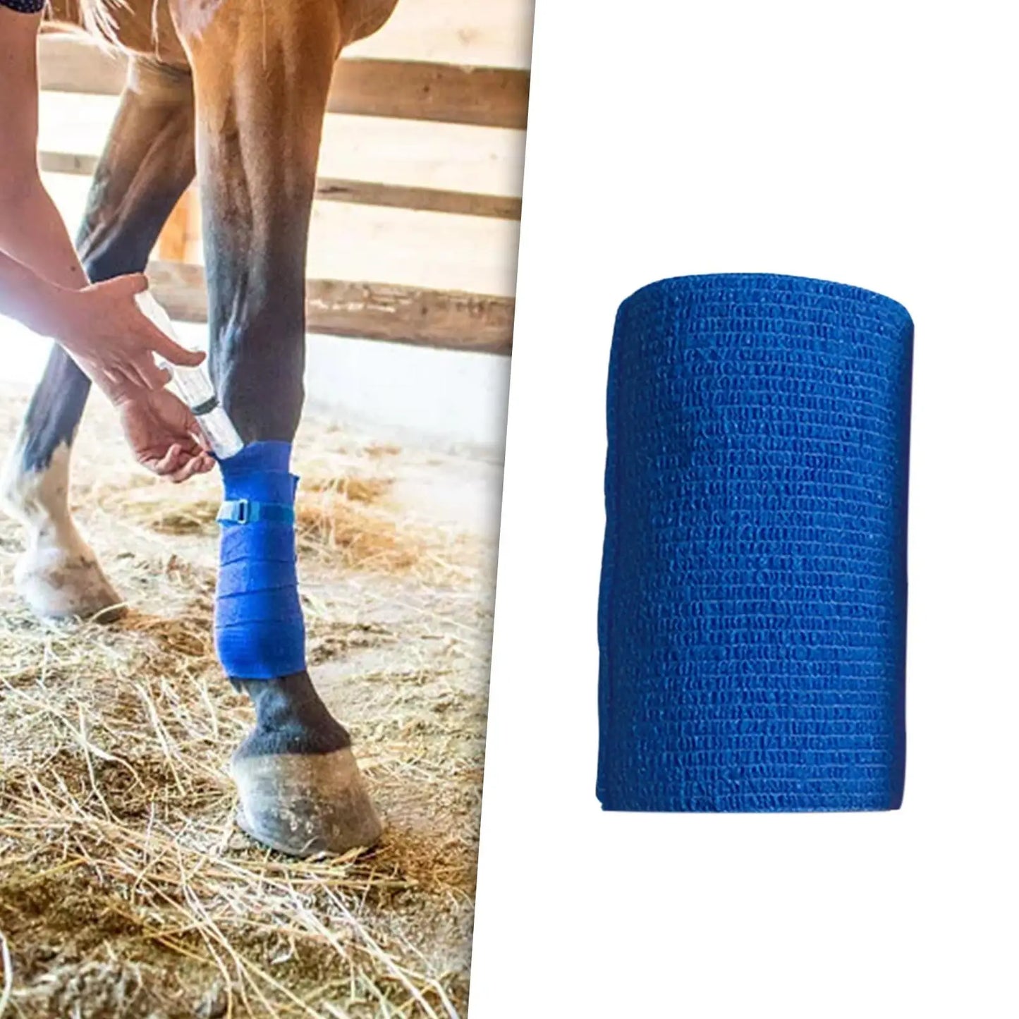 Breathable Vet Wrap for Horses 4 inch Wide  Self Adherent