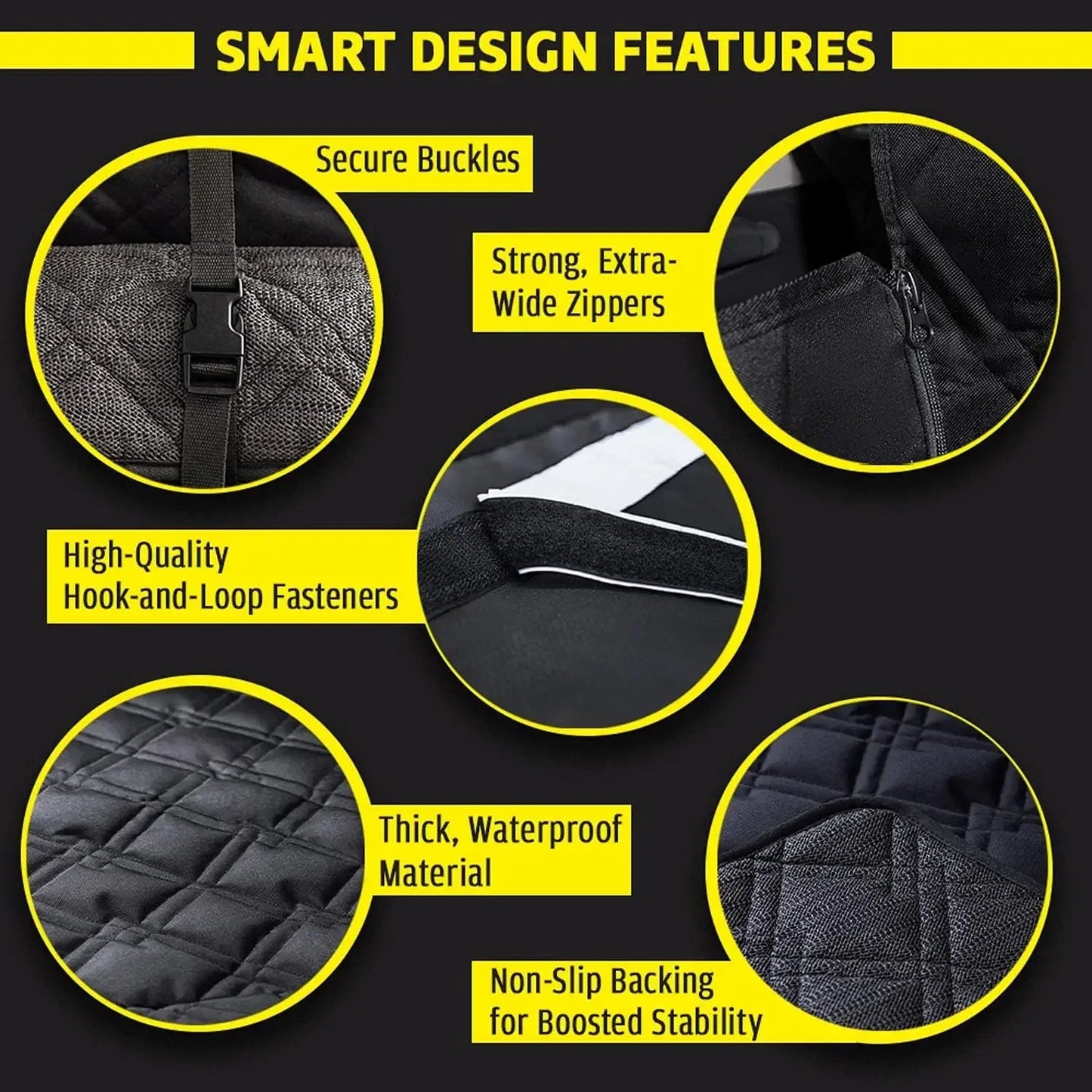 SUV Cargo Liner, Double Stitched & Extra Padded, Water Repellant,