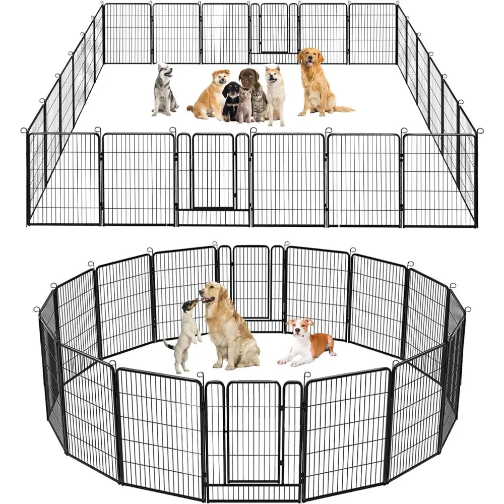 Outdoor Dog Playpen for Large Dogs,