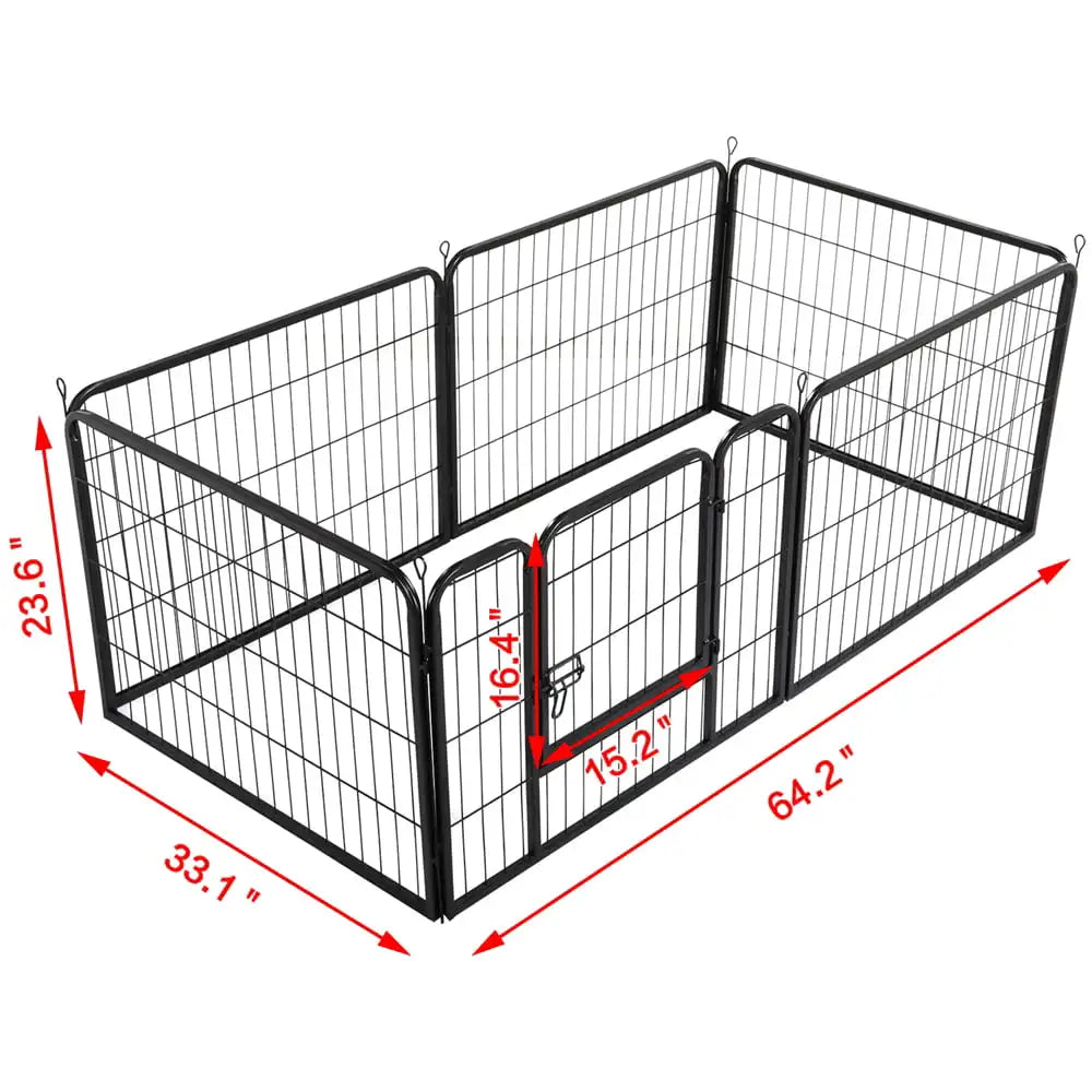 Modern  Heavy Duty Iron Dog Playpen