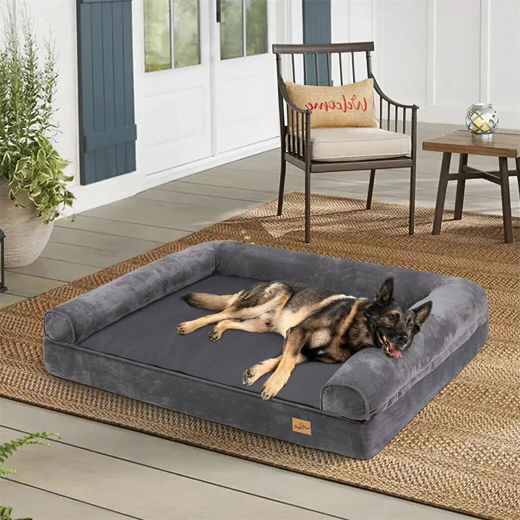 Extra Large Orthopedic Washable Dog Bed