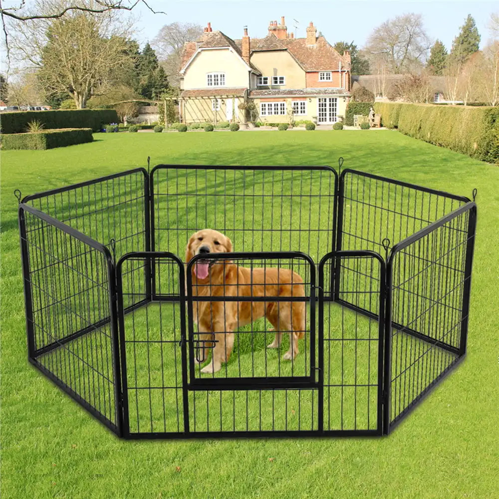 Modern  Heavy Duty Iron Dog Playpen