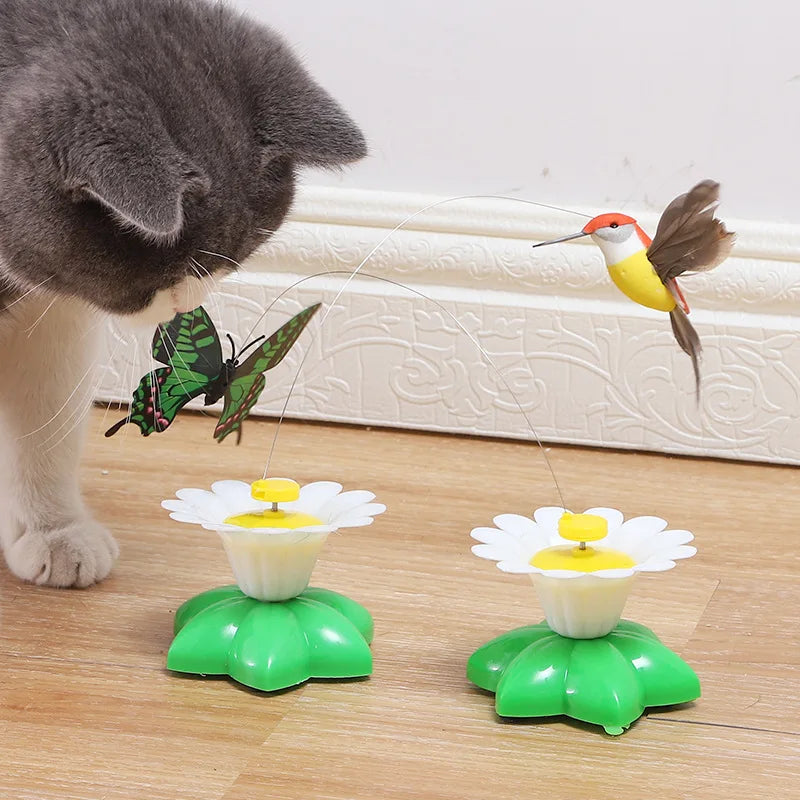 Rotating Electric Flying Butterfly Cat Toy