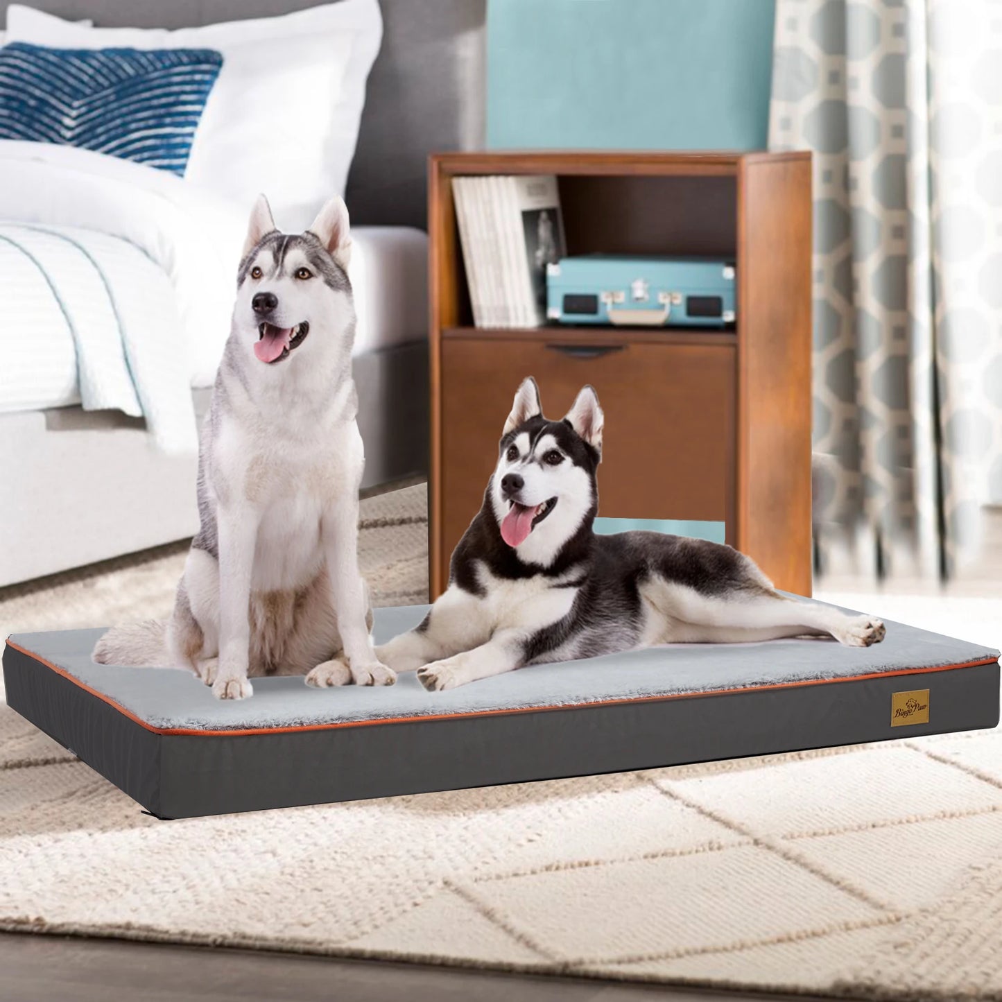 Large Waterproof Orthopedic washable Dog Bed