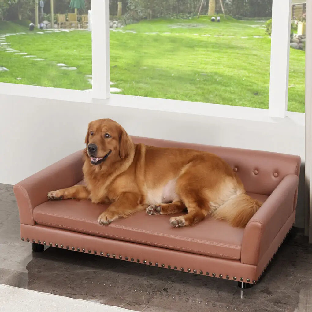 Dog Waterproof Sofa Bed With Removable Cushion