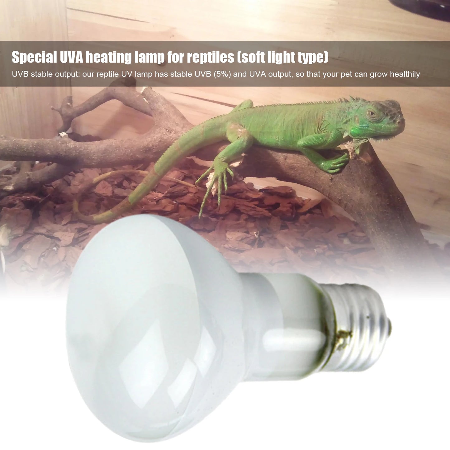 UVA+UVB Reptile Heating Lamp