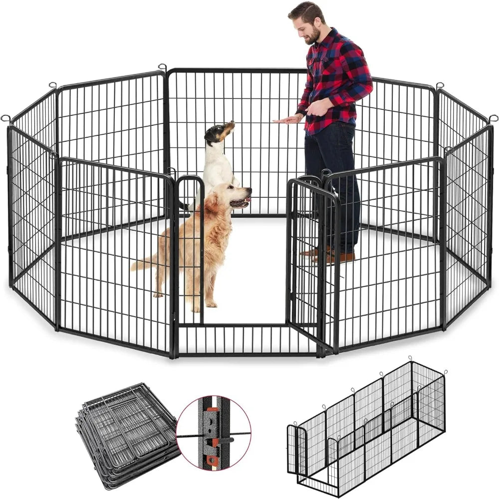 Outdoor Dog Playpen for Large Dogs,