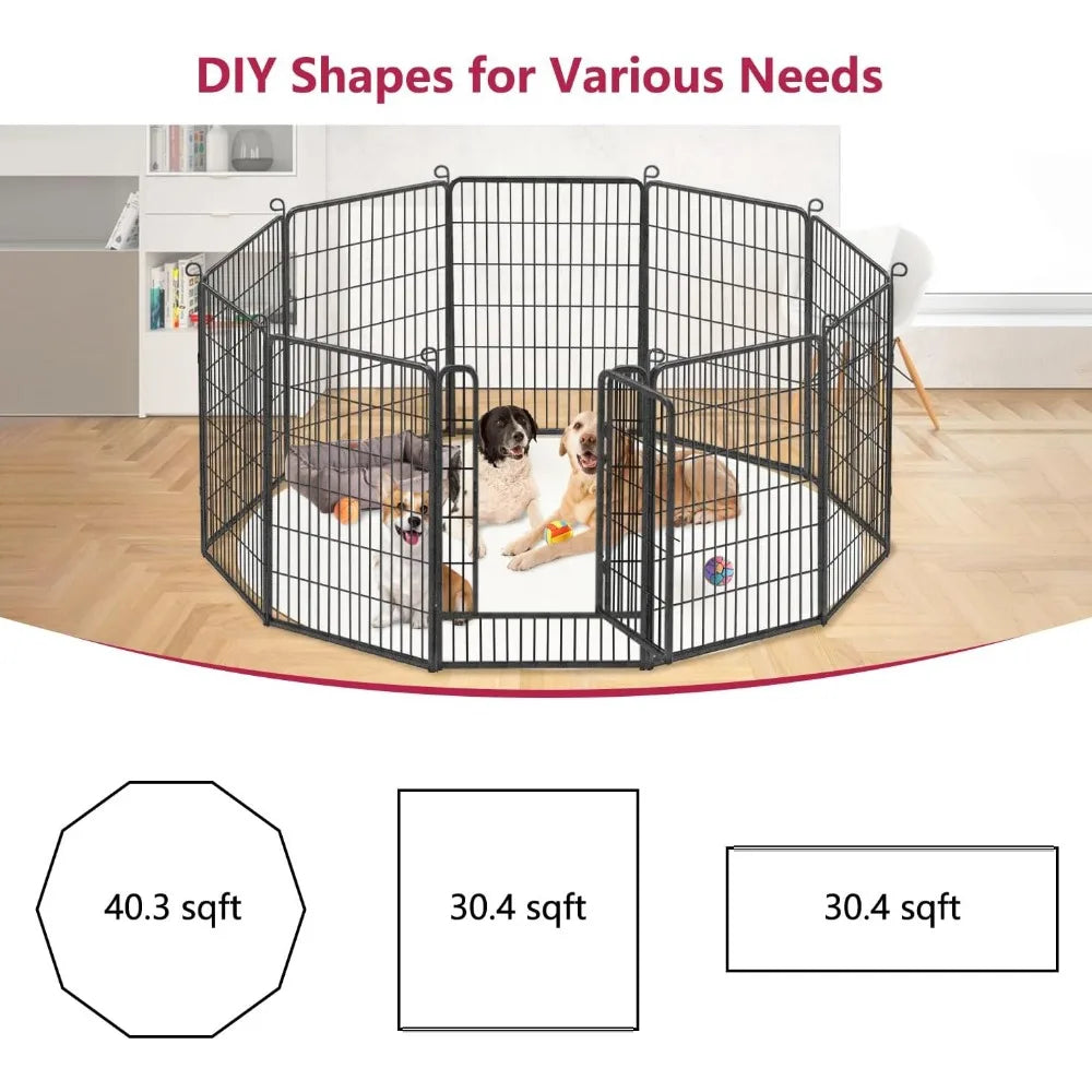 Outdoor Dog Playpen for Large Dogs,