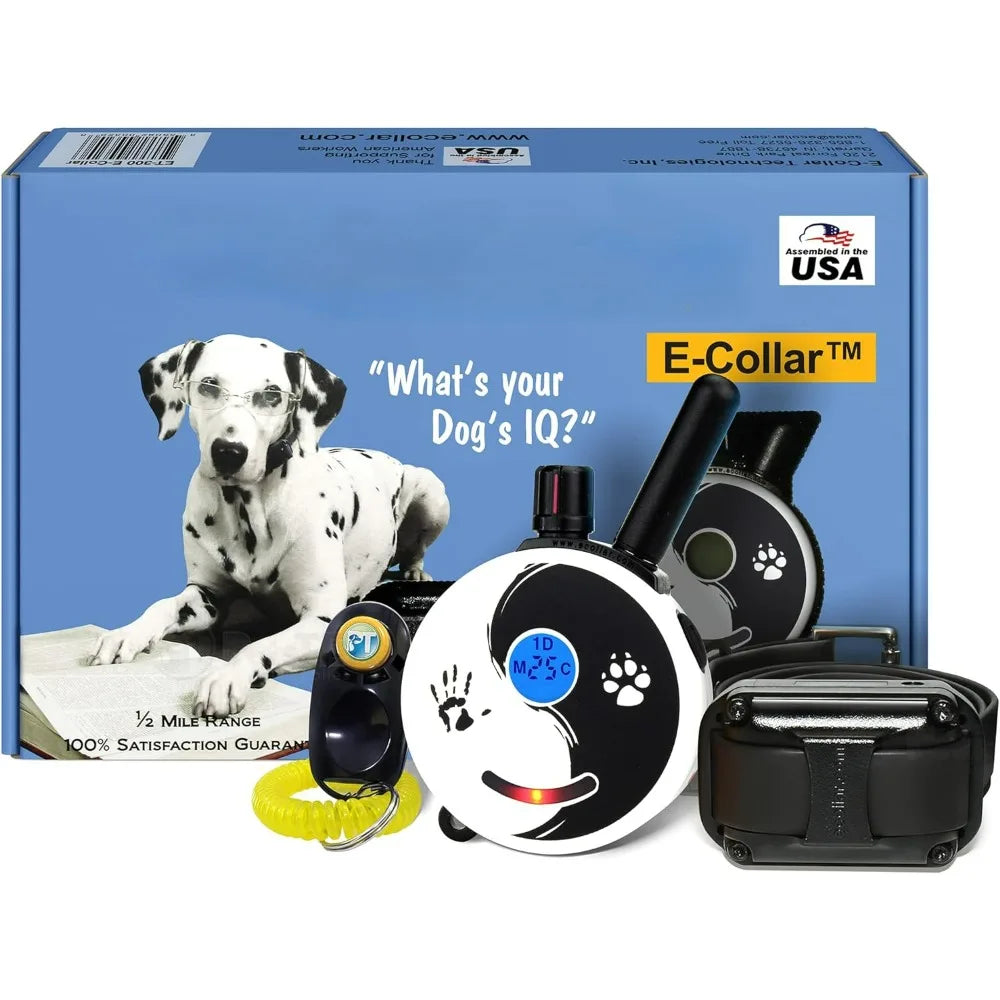 Electronic Training Collars.   1/2 Mile Remote  for small to large dogs.   , Vibration & Tone Electric Training Collars