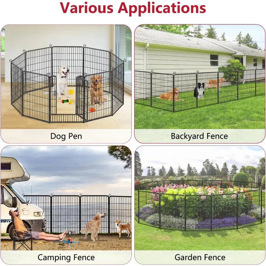 Outdoor Dog Playpen for Large Dogs,