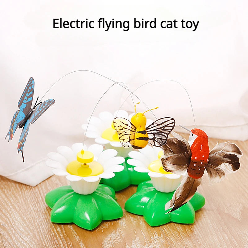 Rotating Electric Flying Butterfly Cat Toy