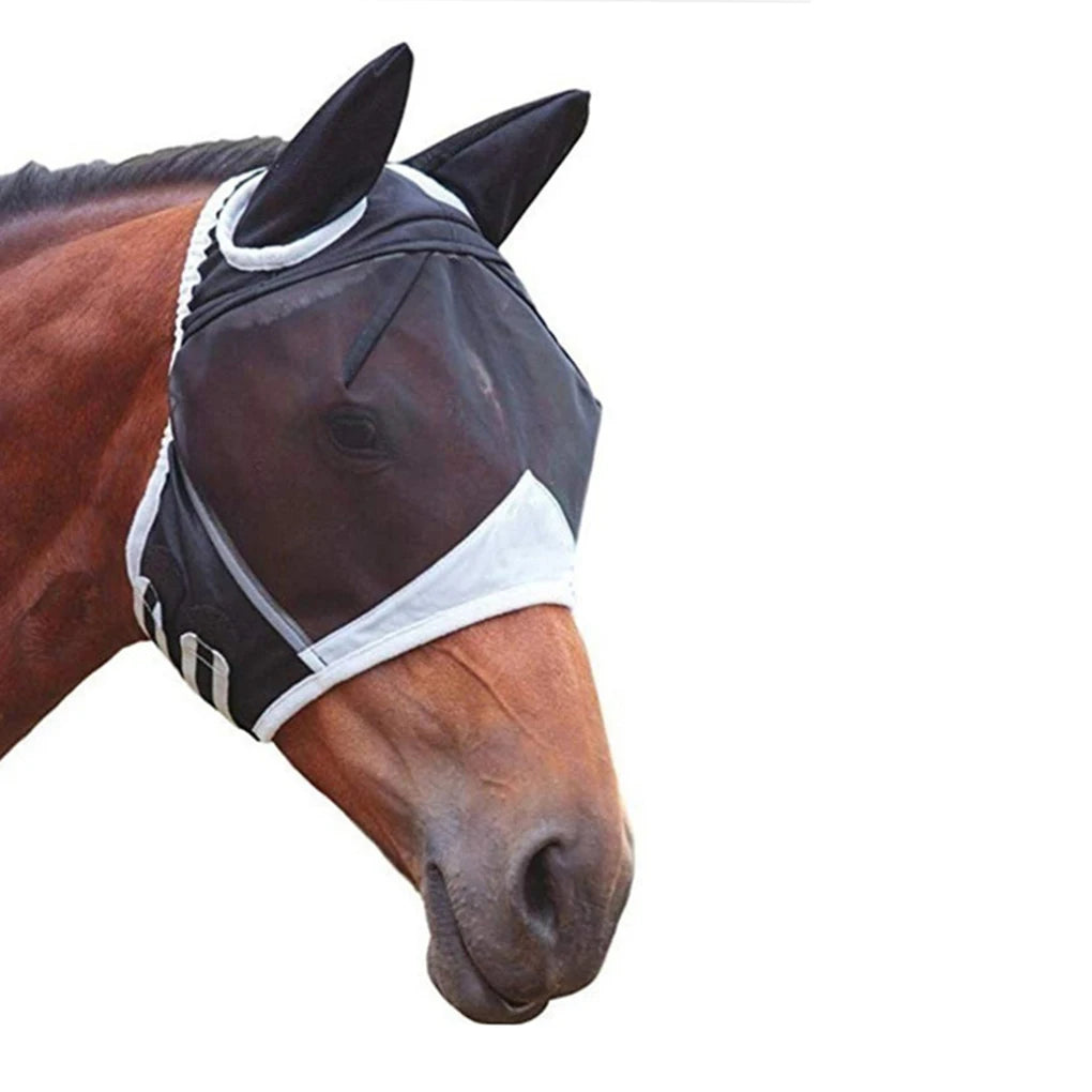 Horse Fly Mask - Comfortable And Adjustable