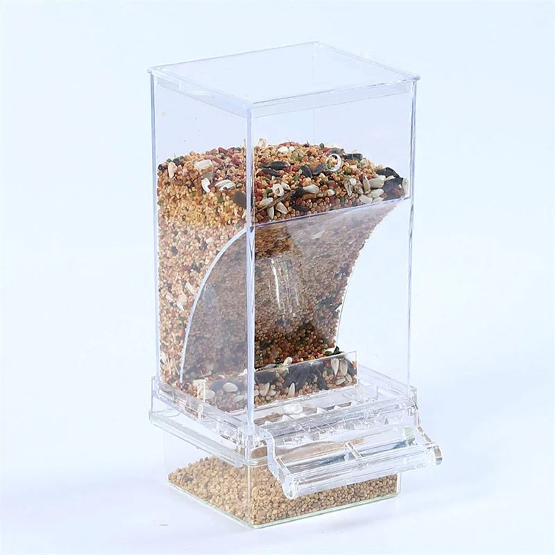 Bird Feeder Automatic Food Container Cage Accessories