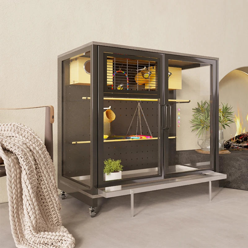 Large Indoor Bird Cage with Accessories