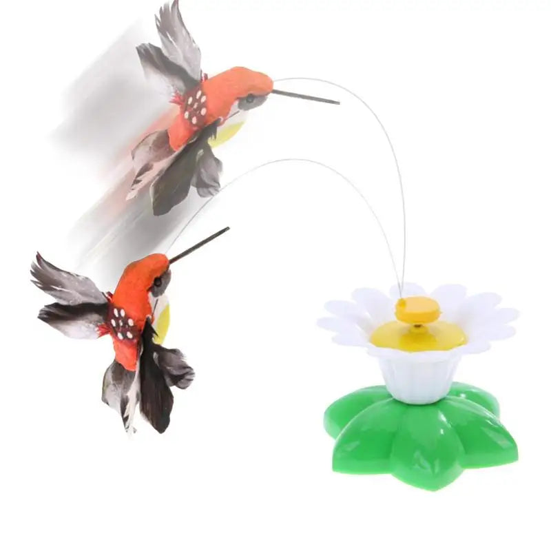 Cat Teaser Toy Rotating Electric Flying Butterfly Hummingbird Shape Cat Toy