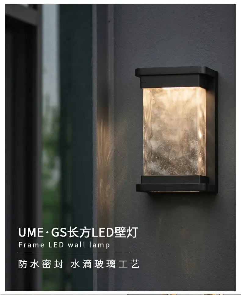 Outdoor wall lamp, waterproof balcony, villa, corridor, exterior wall lamp,  courtyard, staircase lighting