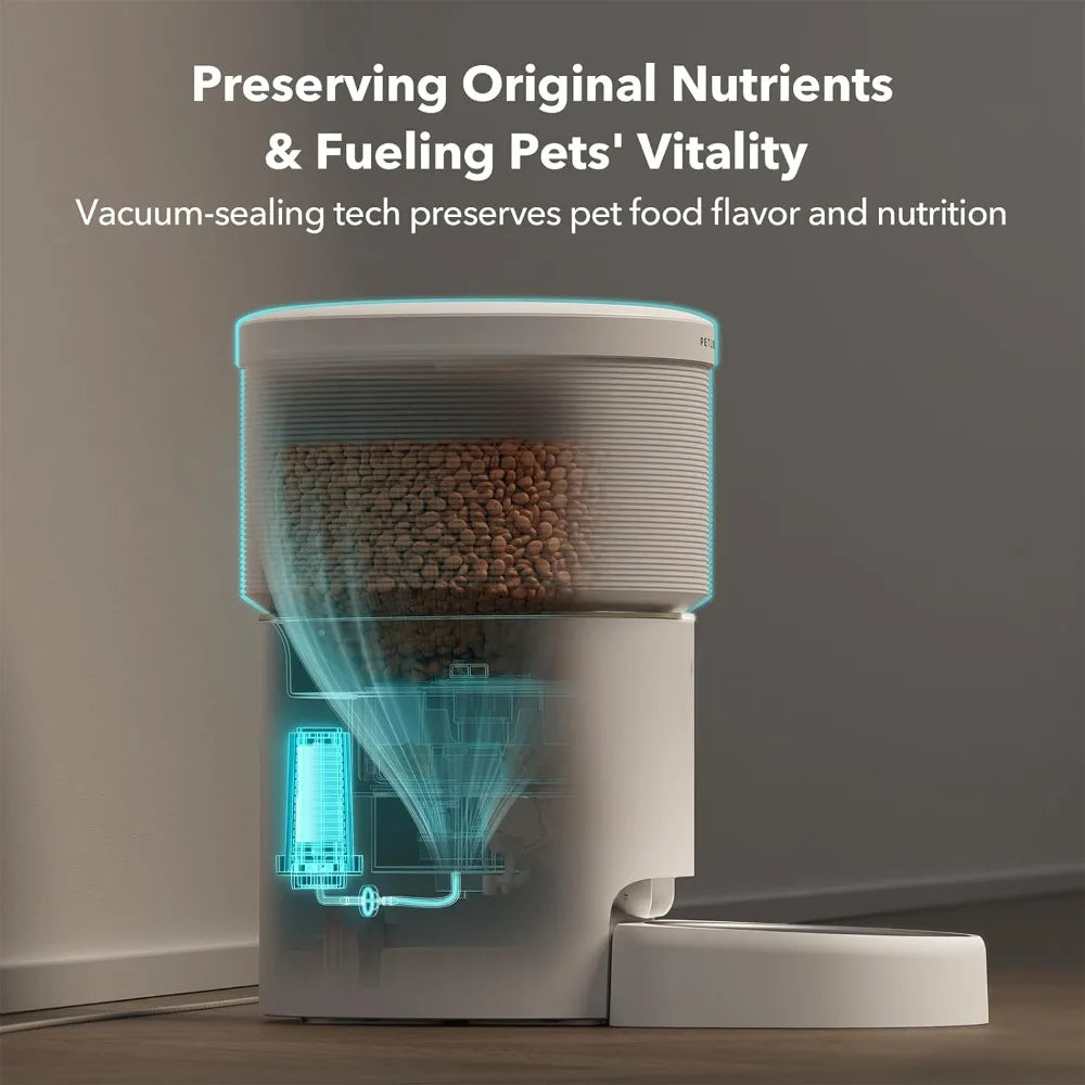 Vacuum-Sealed Automatic Cat and Dog Feeders,