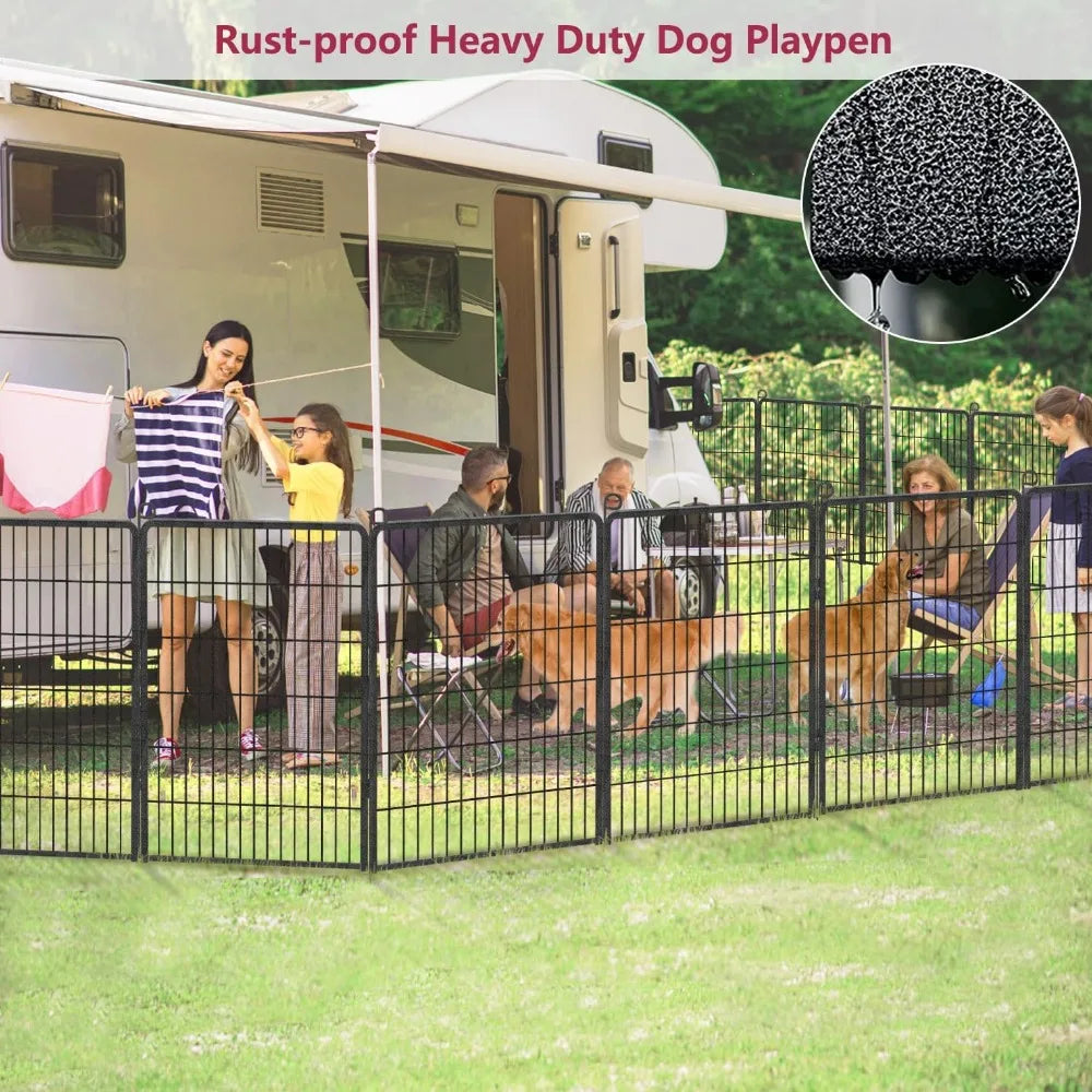 Outdoor Dog Playpen for Large Dogs,